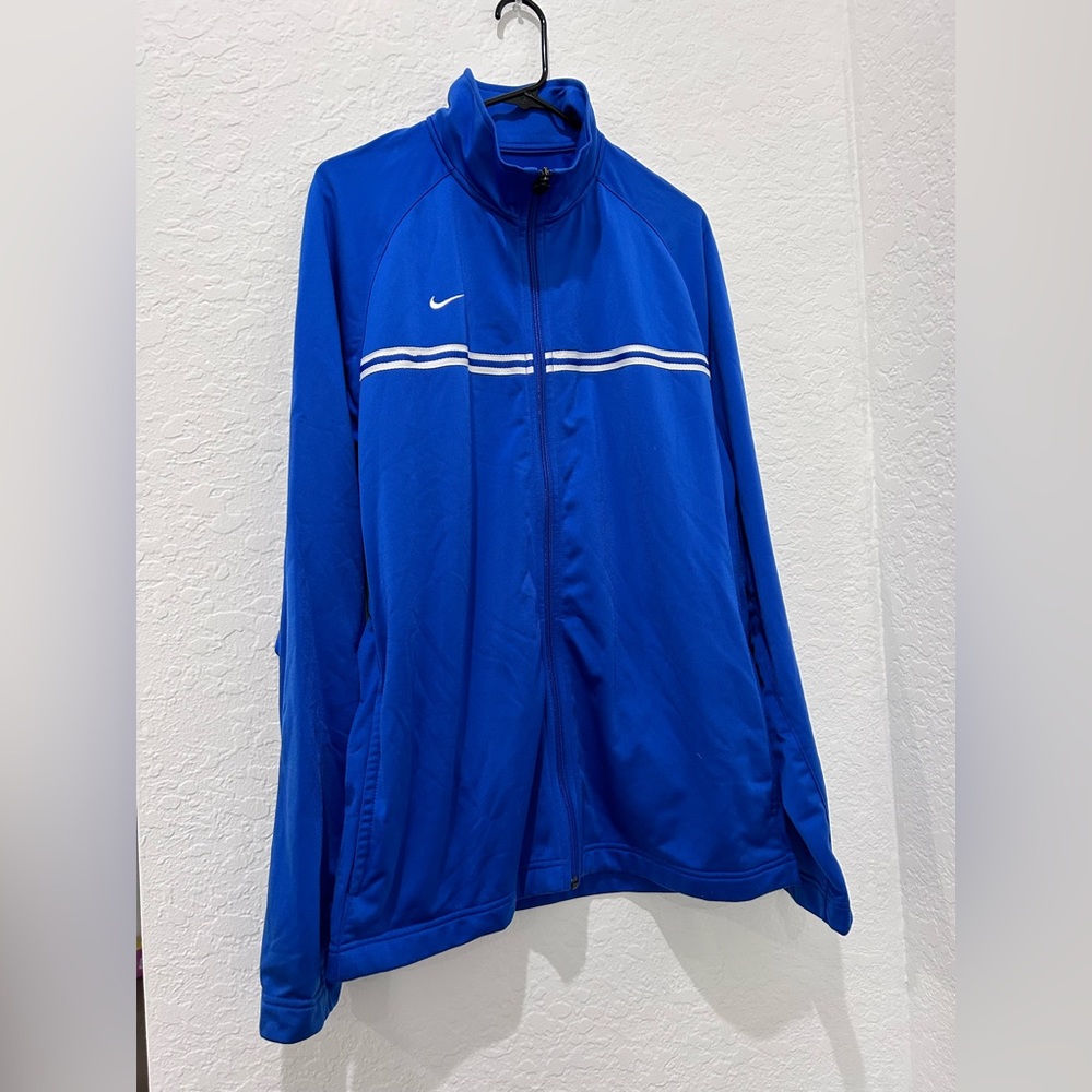 🔥SALE 🔥NIKE • Men’s Sweat Jacket • Blue & White • XL